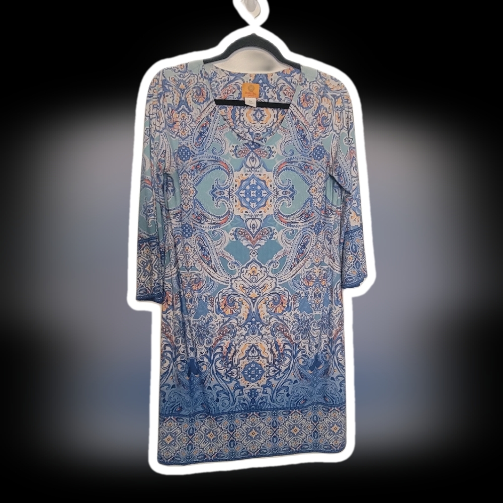 Ruby Rd Long sleeve Dress Size Petite M